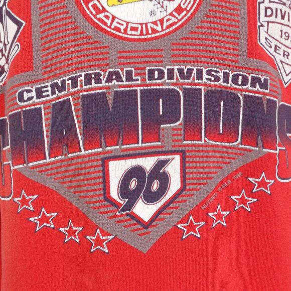 Vintage St. Louis Cardinals Sweatshirt Mens XL 1996 Champions Crewneck Lee USA - Picture 4 of 10